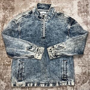 Urban Outfitters Vintage-Washed Denim Pullover